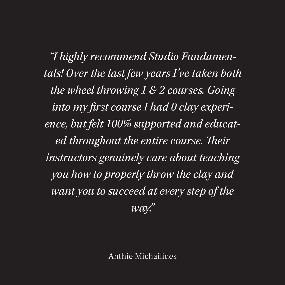 FUNDAMENTALS 1 | WHEEL - THROWING CLASS JULY 2025 - Studio Fundamentals