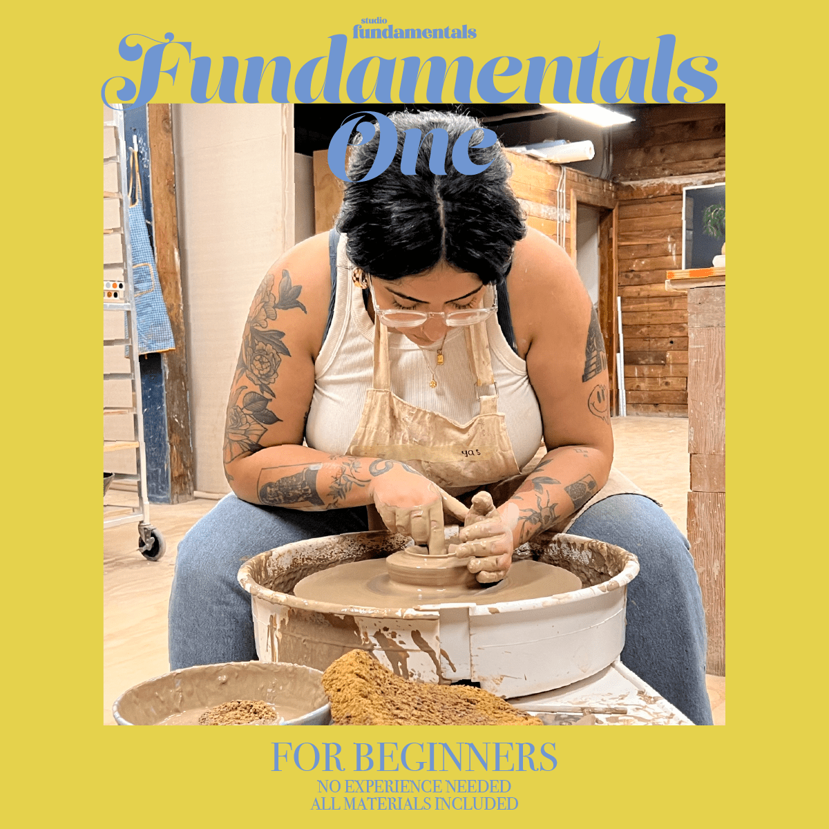 FUNDAMENTALS 1 | WHEEL - THROWING CLASS JUL 2026 - Studio Fundamentals