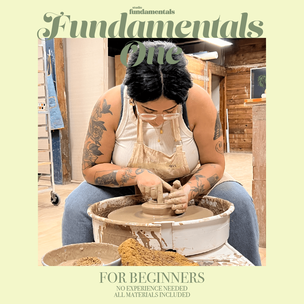 FUNDAMENTALS 1 | WHEEL - THROWING CLASS OCTOBER 2025 - Studio Fundamentals