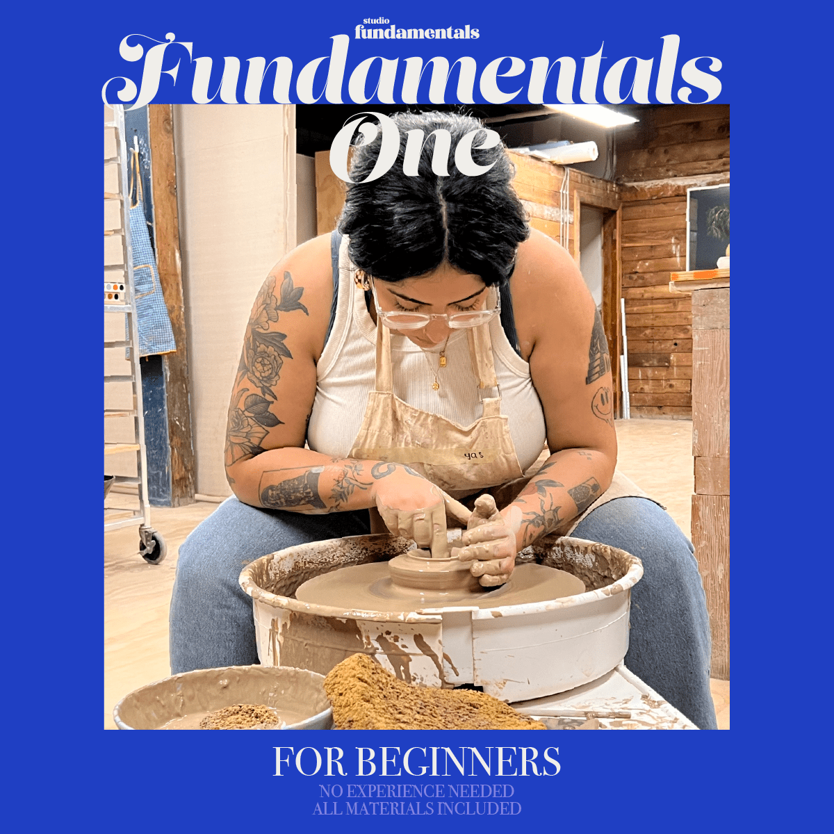 FUNDAMENTALS 1 | WHEEL-THROWING CLASS OCTOBER 2026 - Studio Fundamentals