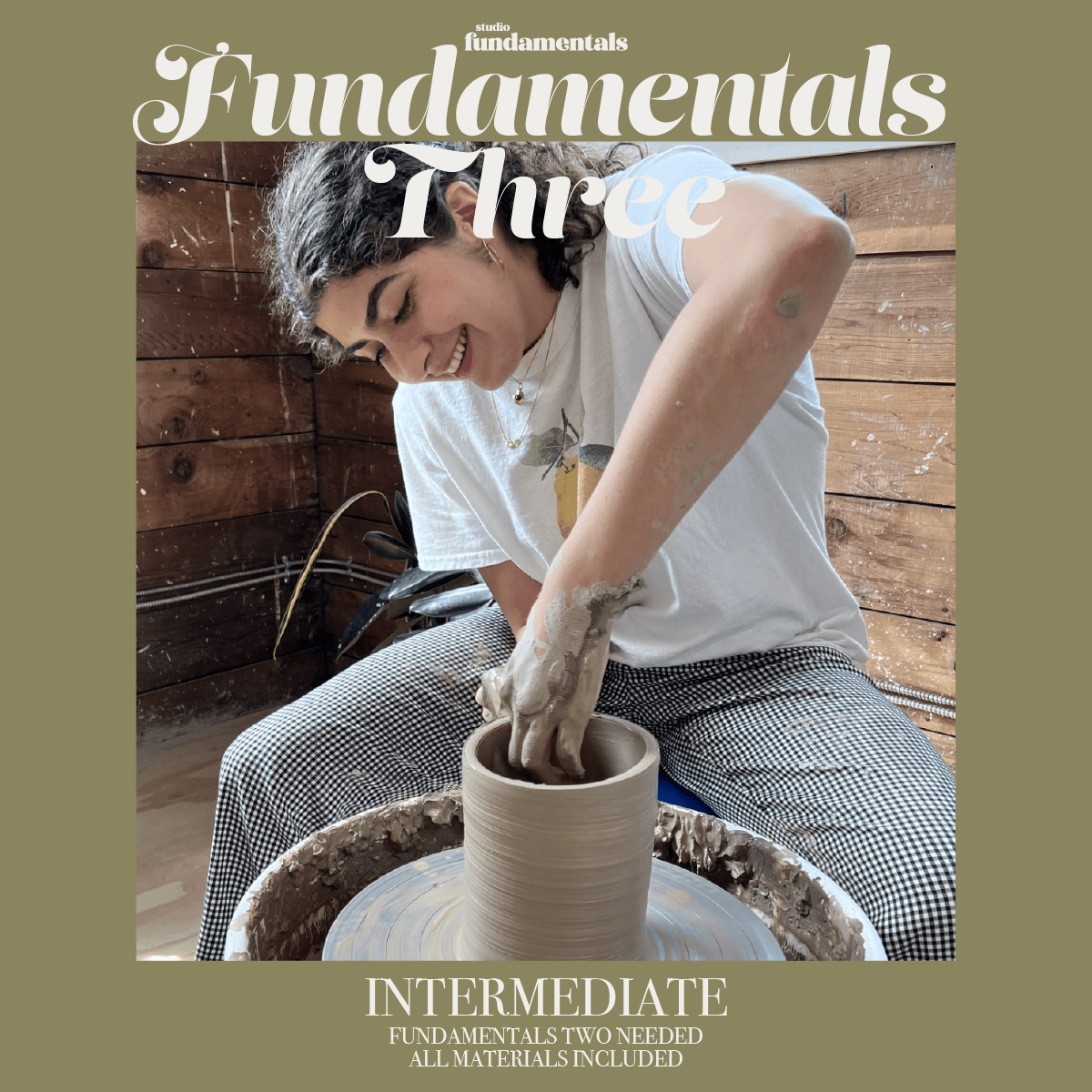 FUNDAMENTALS 3 | WHEEL-THROWING OCTOBER 2026 - Studio Fundamentals