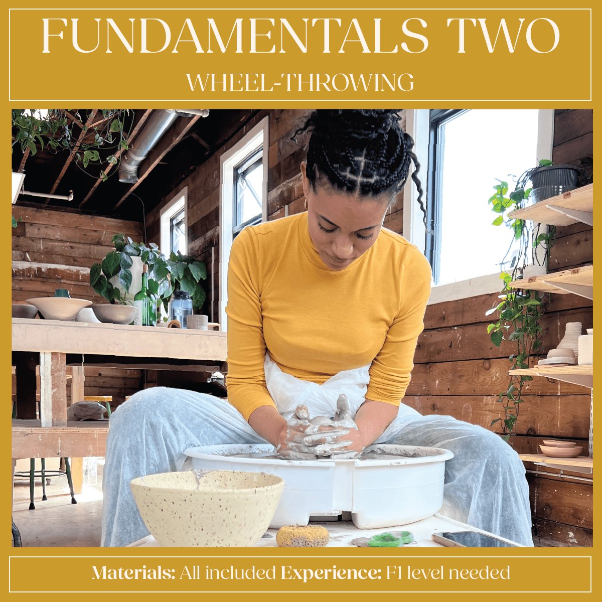FUNDAMENTALS 2 WHEEL - THROWING AUGUST 2025 - Studio Fundamentals